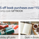 $5 off any $15 physical book order. Promo code GIFTBOOK.
